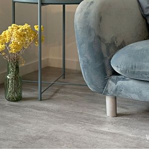 Плитка ПВХ CERAMO VINILAM STONE 6 мм 71614 Цемент Светлый фото 2 | FLOORDEALER